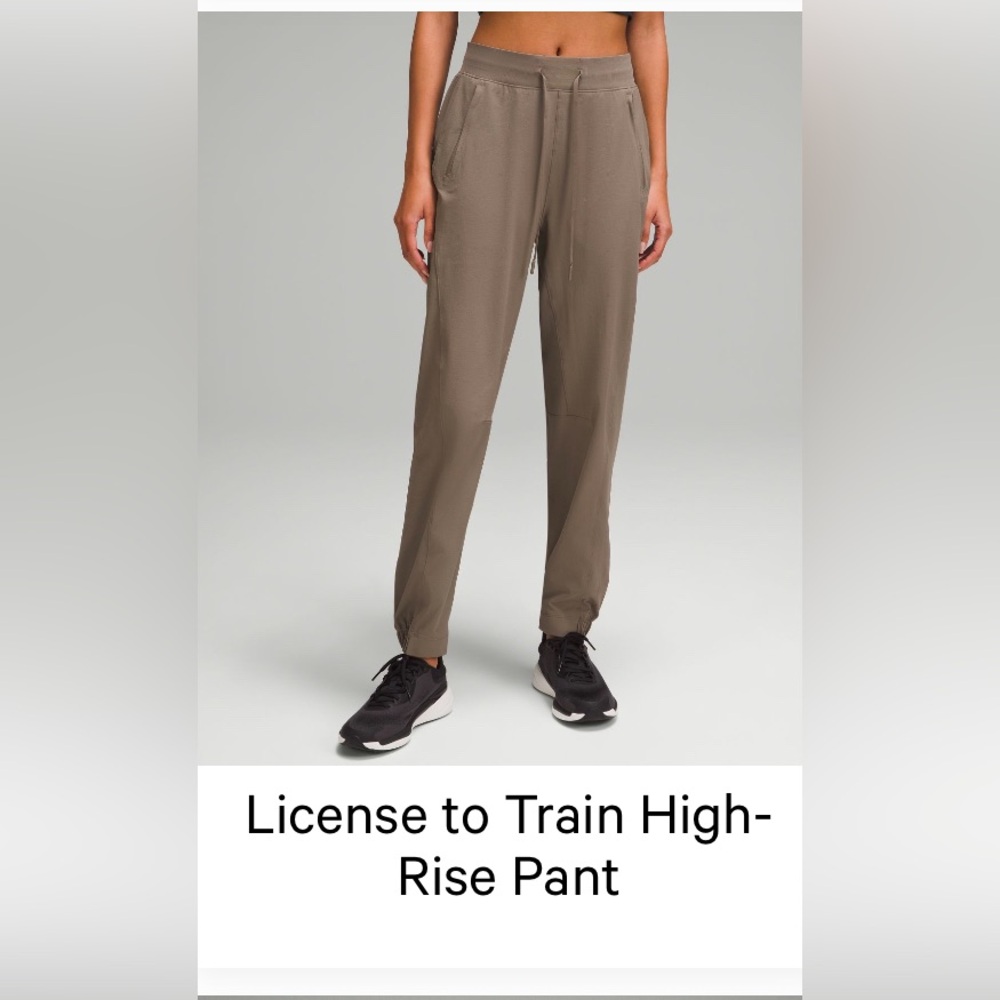 Lululemon joggers Licensed to train high rise pants.